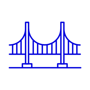 Icon: Brückenbau der Ingenieurgesellschaft Fliegenschmidt